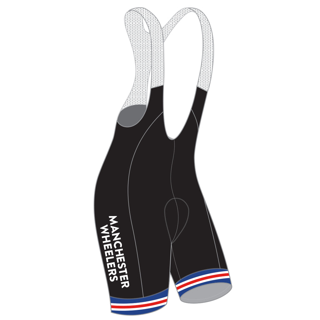 Manchester Wheelers Proline RACE FIT Bib Shorts. OLD STOCK