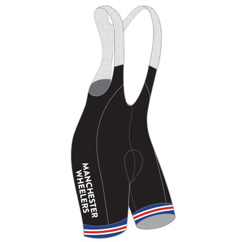 Manchester Wheelers Proline SPORT FIT Bib Shorts. NEW