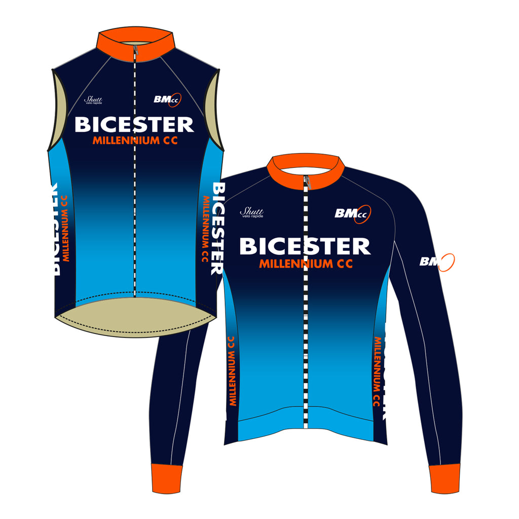 BMCC - Mid Season Pro-fit Long Sleeve Jersey and Gilet Bundle